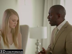 BLACKED First Interracial For Blonde Teen Lily Rader